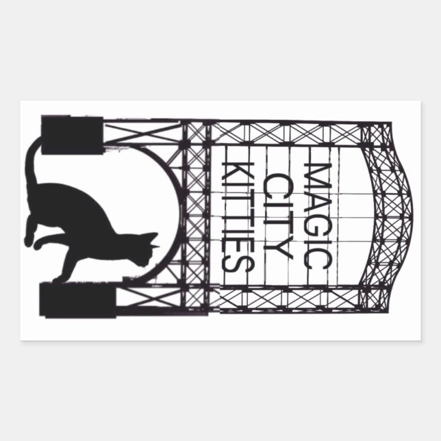 Magic City Kätzchens Sticker (Vorderseite)