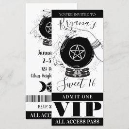 Magic Crystal Ball Fortune Teller Party VIP Ticket