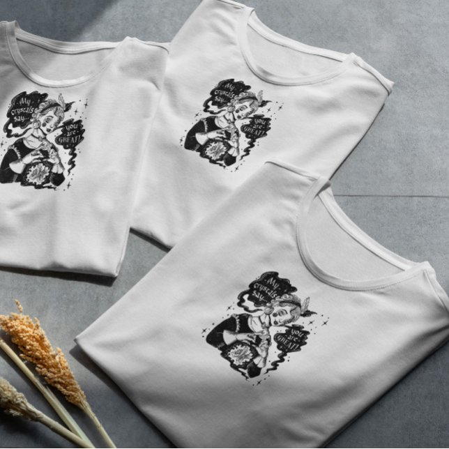 Magic Crystals Hexe T-Shirt (Von Creator hochgeladen)
