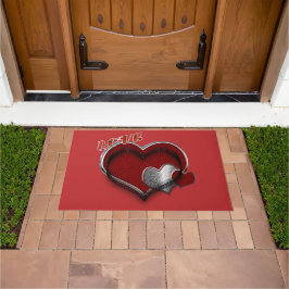Magic Door Mat mit rotem Hintergrund Fußmatte