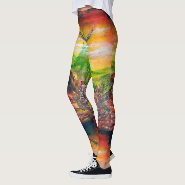 MAGIC DUEL ZWISCHEN BRADAMANT UND NEGROMANCER LEGGINGS (Links)