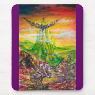 MAGIC DUEL ZWISCHEN BRADAMANT UND NEGROMANCER MOUSEPAD