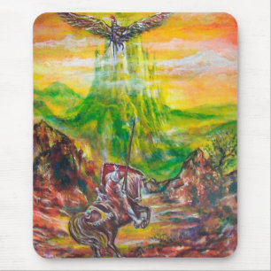 MAGIC DUEL ZWISCHEN BRADAMANT UND NEGROMANCER MOUSEPAD