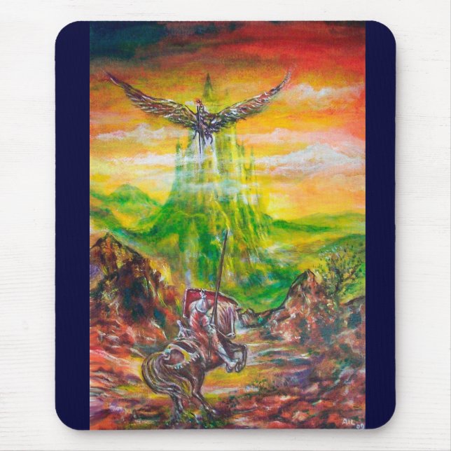 MAGIC DUEL ZWISCHEN BRADAMANT UND NEGROMANCER MOUSEPAD (Vorne)