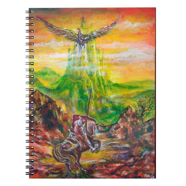 MAGIC DUEL ZWISCHEN BRADAMANT UND NEGROMANCER NOTIZBLOCK (Vorderseite)