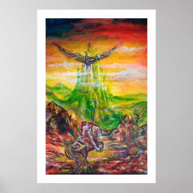 MAGIC DUEL ZWISCHEN BRADAMANT UND NEGROMANCER POSTER (Vorne)