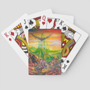 MAGIC DUEL ZWISCHEN BRADAMANT UND NEGROMANCER SPIELKARTEN