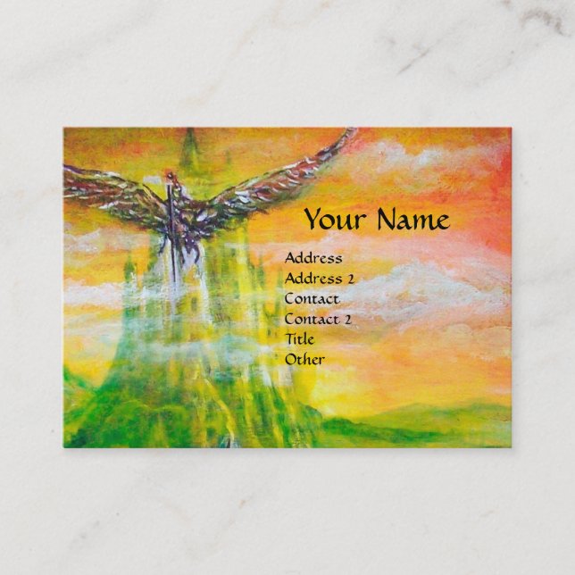 MAGIC DUEL ZWISCHEN BRADAMANT UND NEGROMANCER VISITENKARTE (Vorderseite)