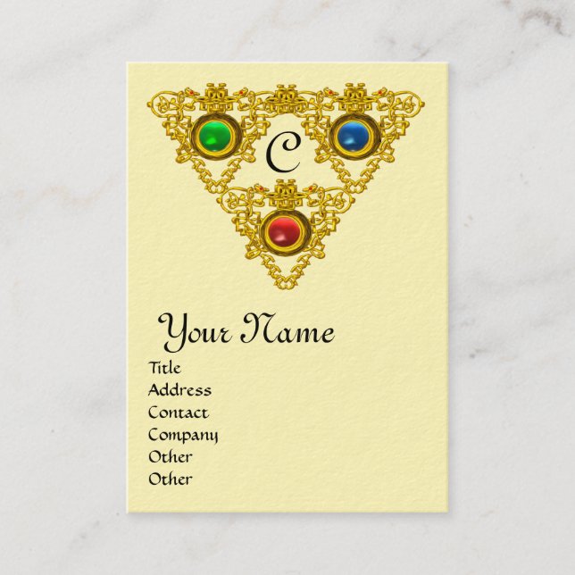 MAGIC ELFIC TALISMAN 2 MONOGRAMM VISITENKARTE (Vorderseite)