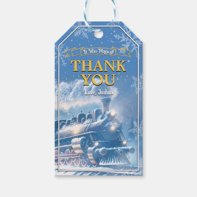 Magic Express Gefallen-Anhänger Geschenkanhänger (Vorderseite)