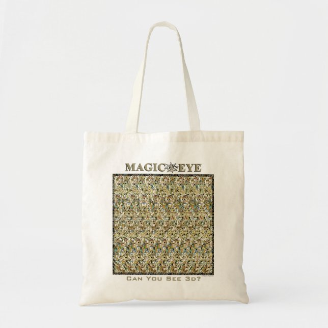Magic Eye® 3D "Mirage" Tote Bag Tragetasche (Vorne)