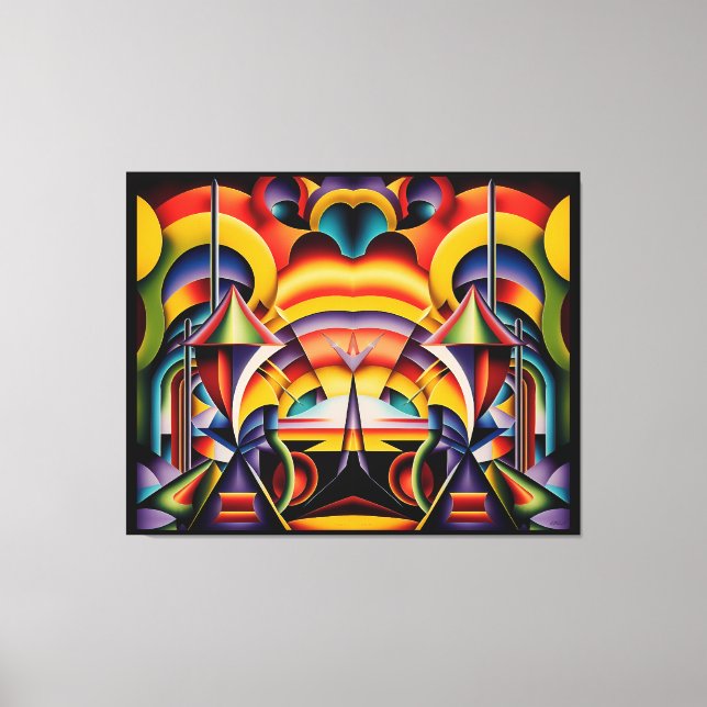 Magic Faces in Magic Places Leinwanddruck (Vorderseite)