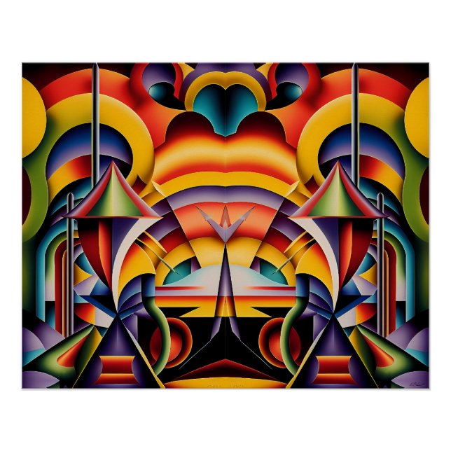 Magic Faces in Magic Places Poster (Vorderseite)