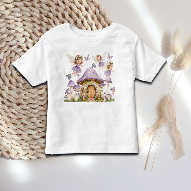Magic Fairies Lila Garden Kleinkind T-shirt (Von Creator hochgeladen)