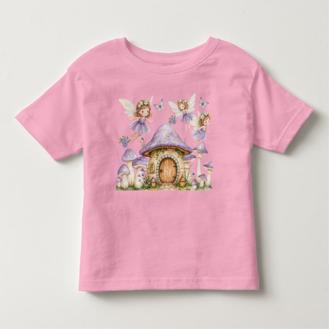 Magic Fairies Lila Garden Kleinkind T-shirt (Vorderseite)