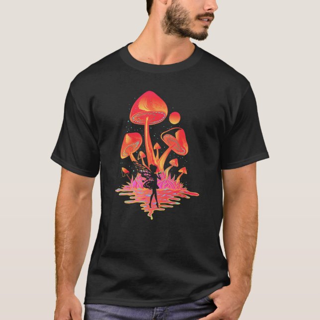 Magic Fairy Dust Mushrooms Fairycore Goblincore Fa T-Shirt (Vorderseite)