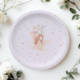 Magic Fairy First Birthday Enchanted Lilac Pappteller