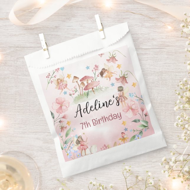 Magic Fairy Garden Gastgeschenk Bags Geschenktütchen (Ausgeschnitten)