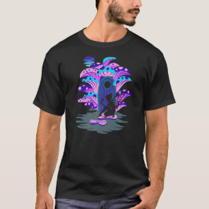 Magic Fairy Mushroom House Fairycore Goblincore Fa T-Shirt