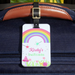 Magic Fairy Rainbow | Personalisierte Kinder / Mäd Gepäckanhänger