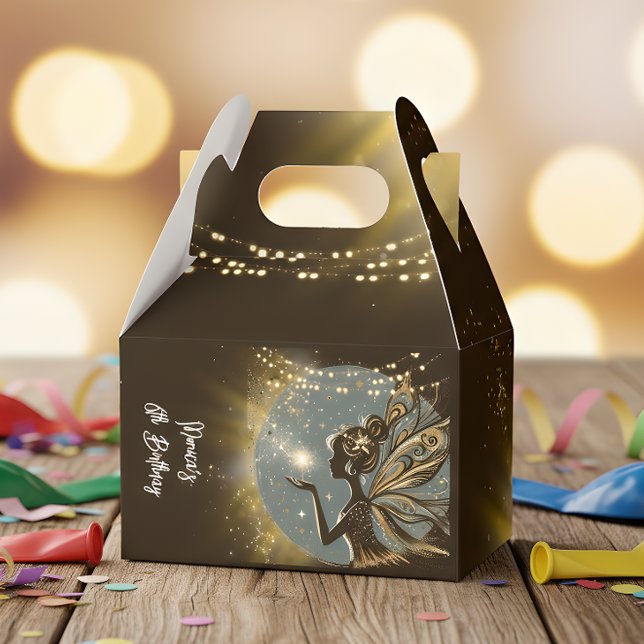 Magic Fairy Silhouette am Kindergeburtstag Geschenkschachtel (Von Creator hochgeladen)