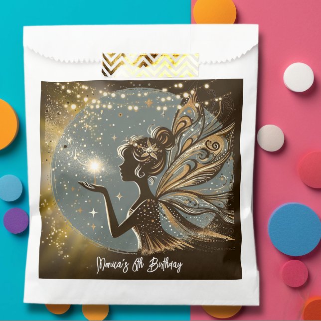 Magic Fairy Silhouette am Kindergeburtstag Geschenktütchen (Von Creator hochgeladen)