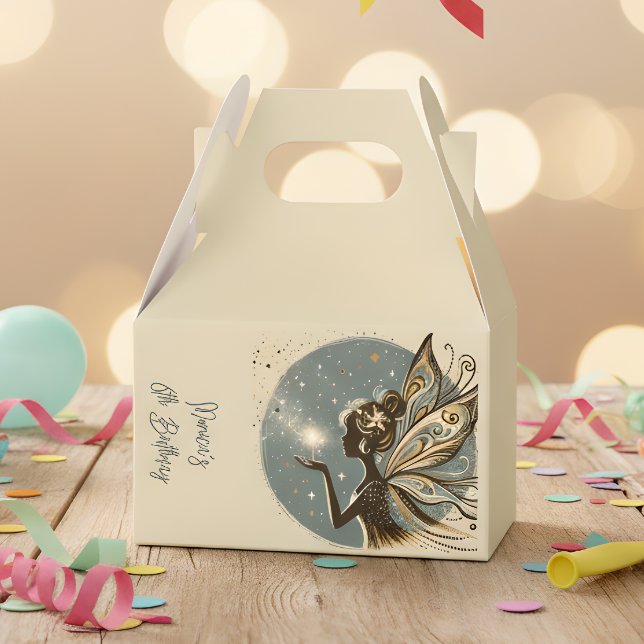 Magic Fairy Silhouette Kindergeburtstag Geschenkschachtel (Von Creator hochgeladen)