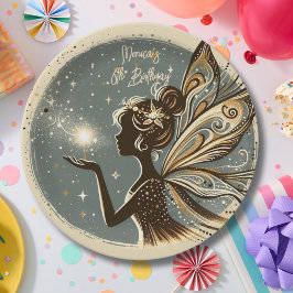 Magic Fairy Silhouette Kindergeburtstag Pappteller
