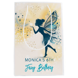 Magic Fairy Staub und Sterne Kindergeburtstag Mittlere Geschenktüte