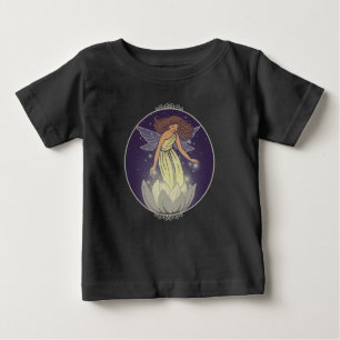Magic Fairy White Blume Glow Fantasy Art Baby T-shirt