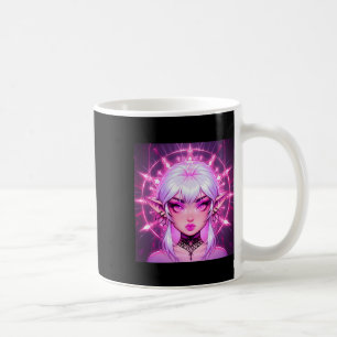 Magic Fantasy Elf Anime Girl Sticker Kaffeetasse