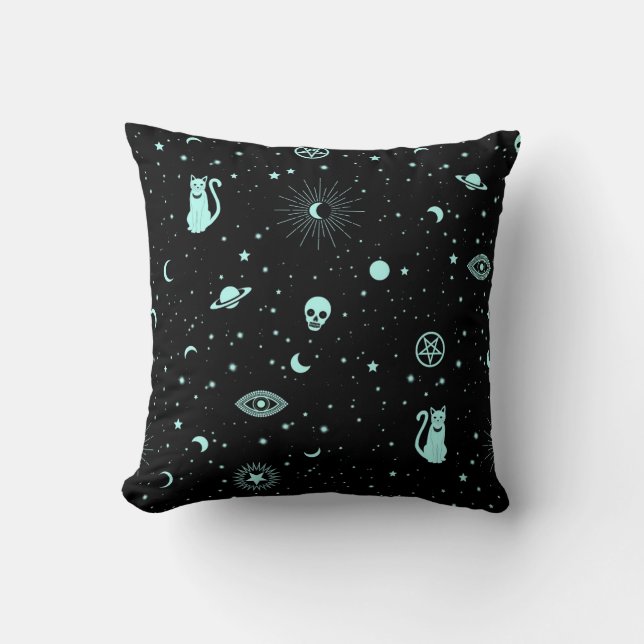 Magic Fluo Universum Kissen (Vorderseite)