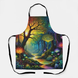 Magic Forest Apron Design Schürze