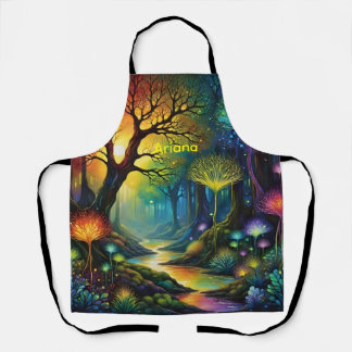 Magic Forest Apron Design Schürze
