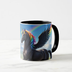 Magic Friesenpferd Alicorn Tasse