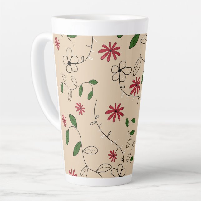 Magic Garden Blume Muster Milchtasse (Linke Ecke)