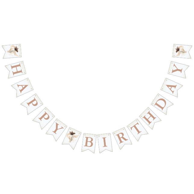 Magic Garden Fairy Birthday Banner (Alle)