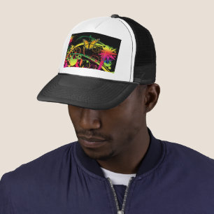 Magic Garden mit Schmetterlingen Trucker Hat Truckerkappe