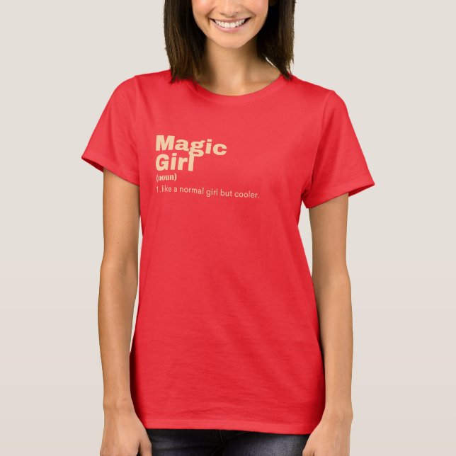 Magic Girl - Magie T-Shirt (Vorderseite)