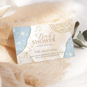 Magic Glitzer Abstrakt Moderne Babydusche Begleitkarte