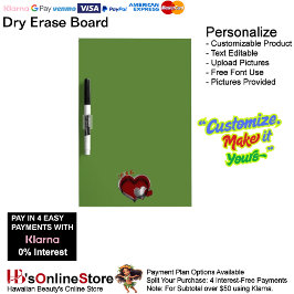 Magic Green Dry Erase Board mit Pen Holder