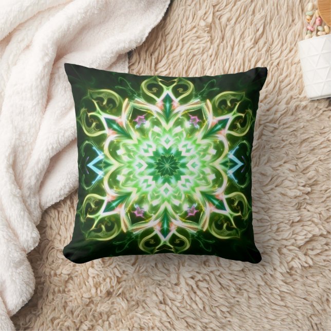 Magic Green Throw PIllow Kissen (Decke)