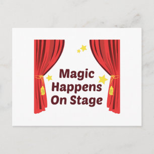 Magic Happens Postkarte