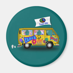 Magic Hippie Van Magnet