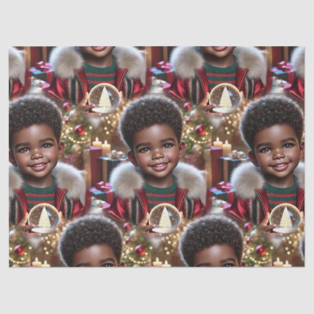 Magic in His Hands: A Christmas Spark Seidenpapier (Vorderseite)