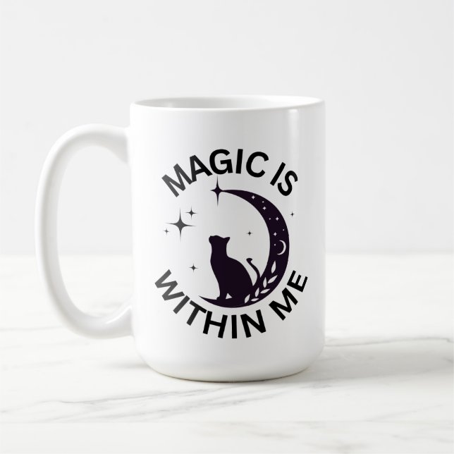 Magic is Within Me Kaffeetasse (Links)