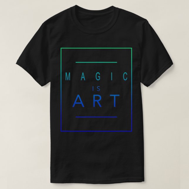 Magic ist Art Magician ästhetische Hiphop T-Shirt (Design vorne)