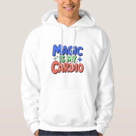 Magic ist mein Cardio Men's Witchy Hoodie