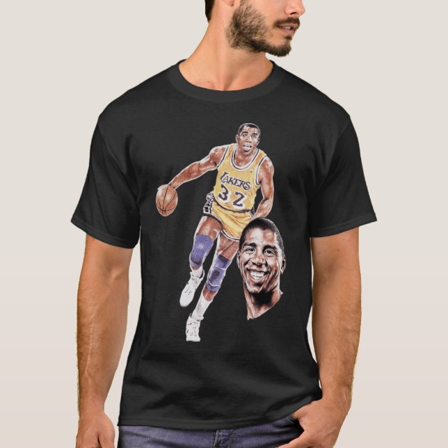 Magic Johnson Art Graphic T-Shirt (Vorderseite)