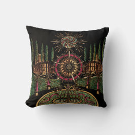 Magic Lantern Fireworks Throw Kissen